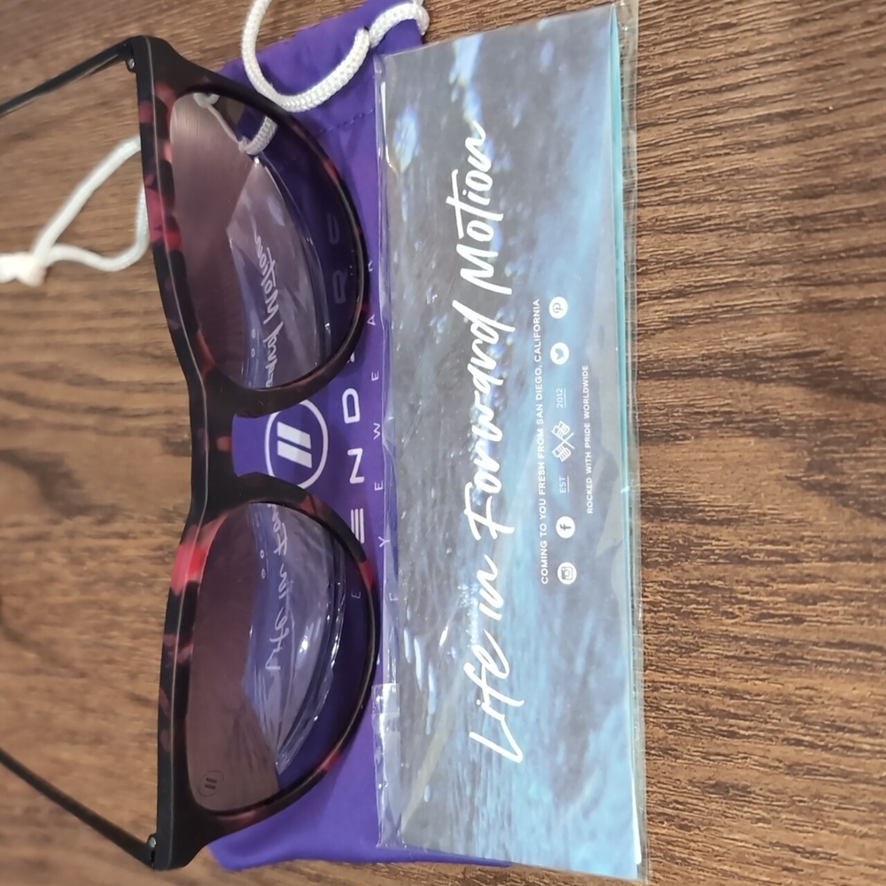 Blenders Eyewear Black and Purple Sunglasses
